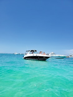 a couple of boats that are in the water