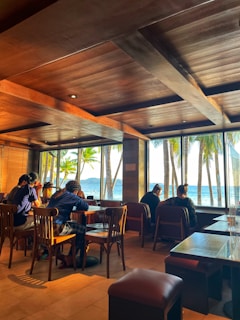 Cozy lounge area with plush seating and coastal accents.