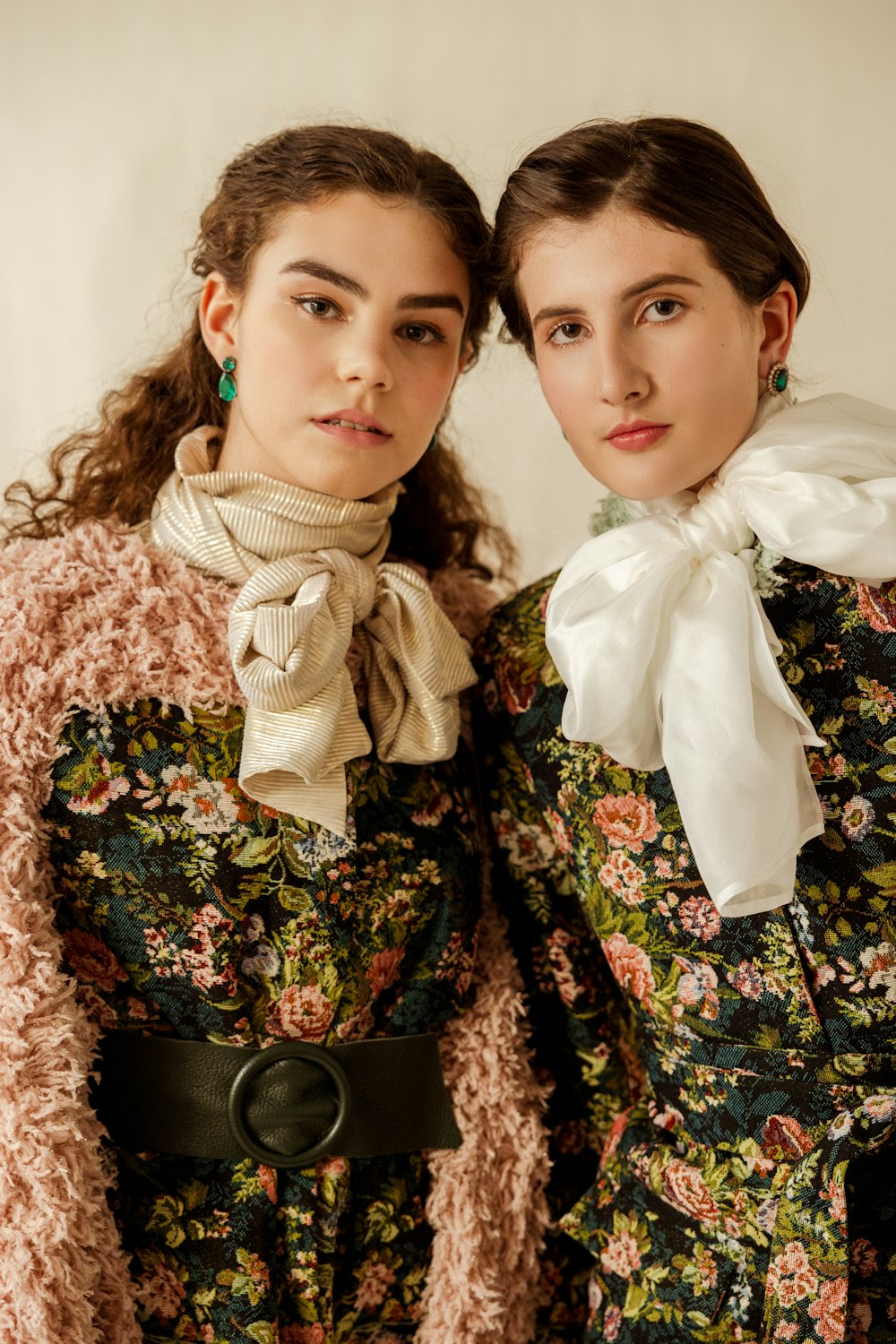 two young women standing next to each other