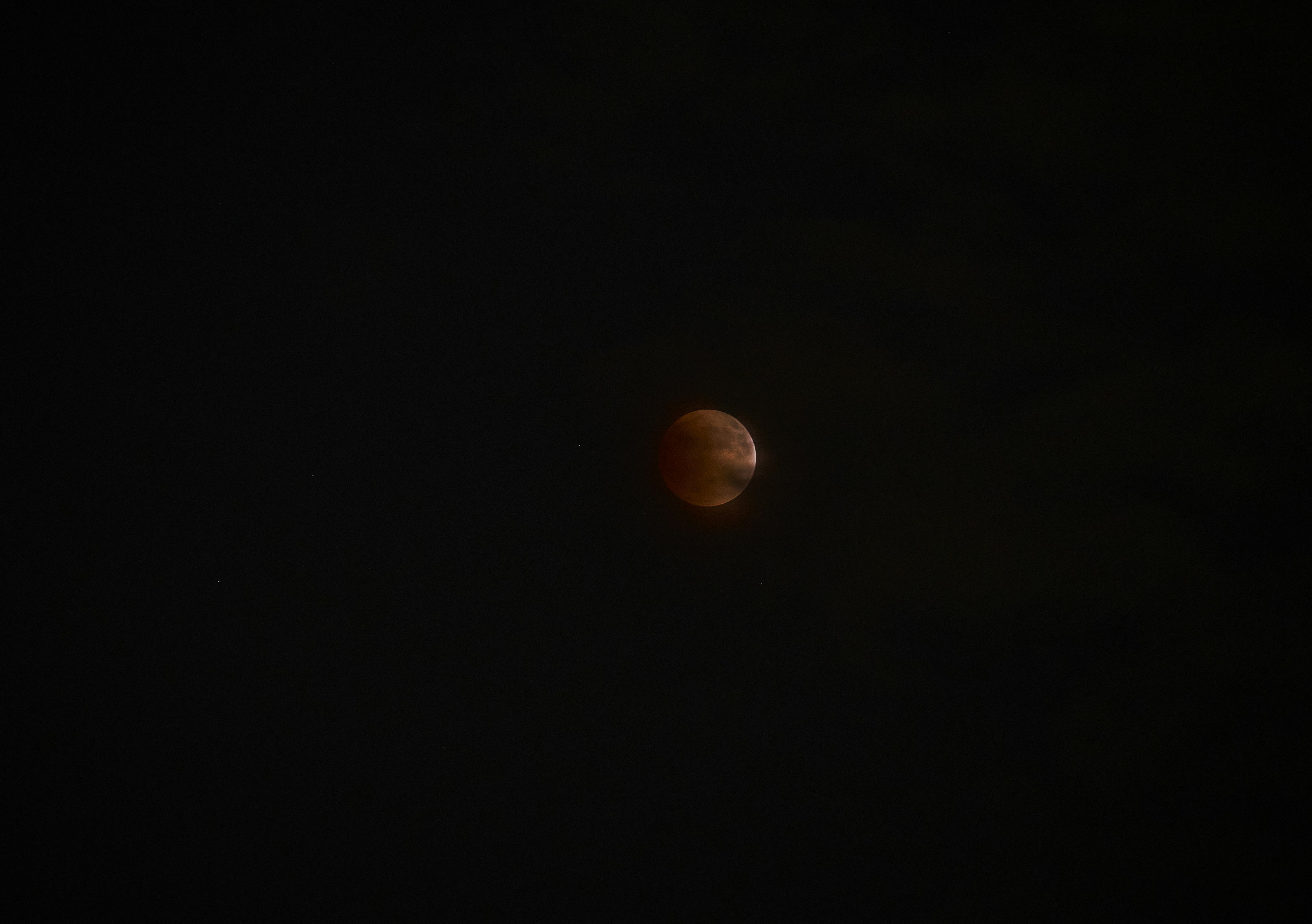 The Super Flower Blood Moon lunar eclipse