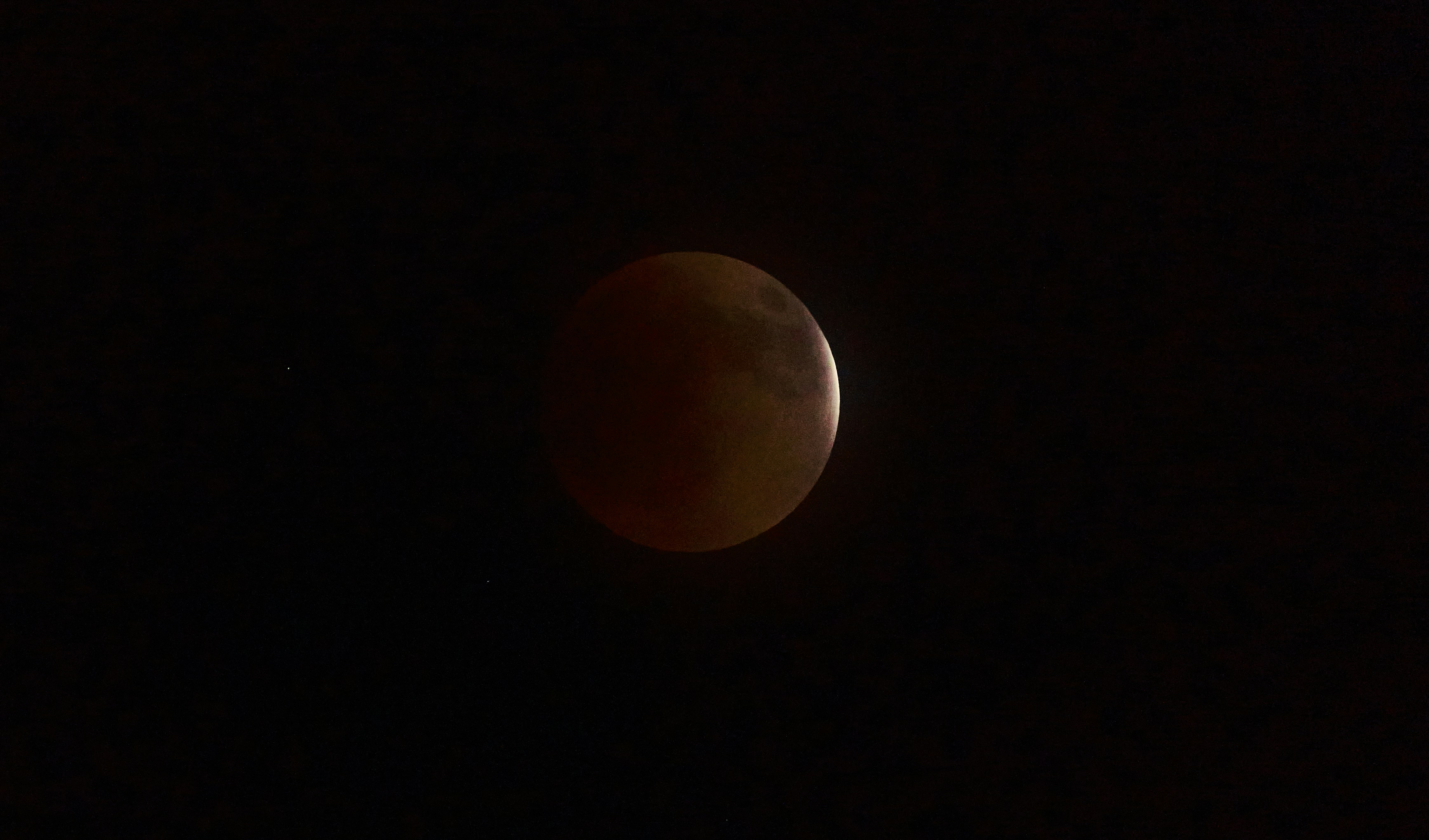 The Super Flower Blood Moon lunar eclipse
