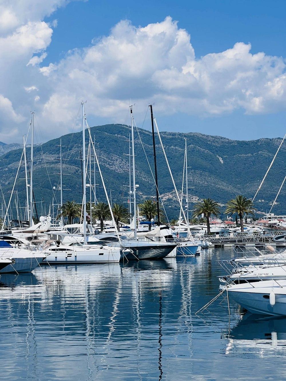 a bunch of boats that are sitting in the water