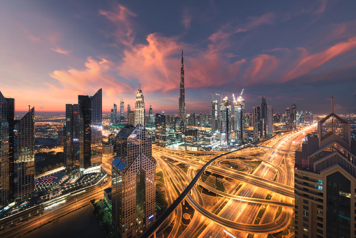 Dubai city view
