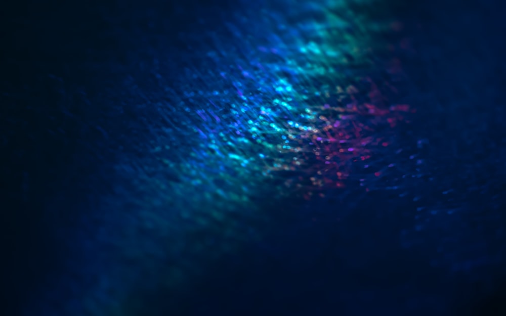 a blurry image of a blue and purple light