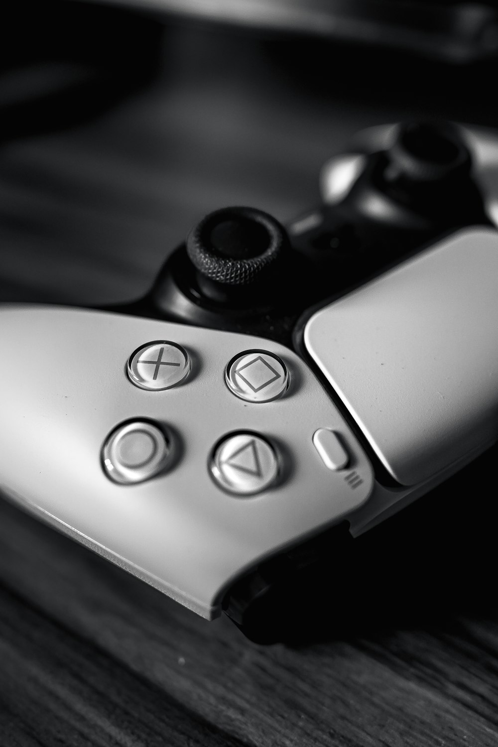 a close up of a video game controller