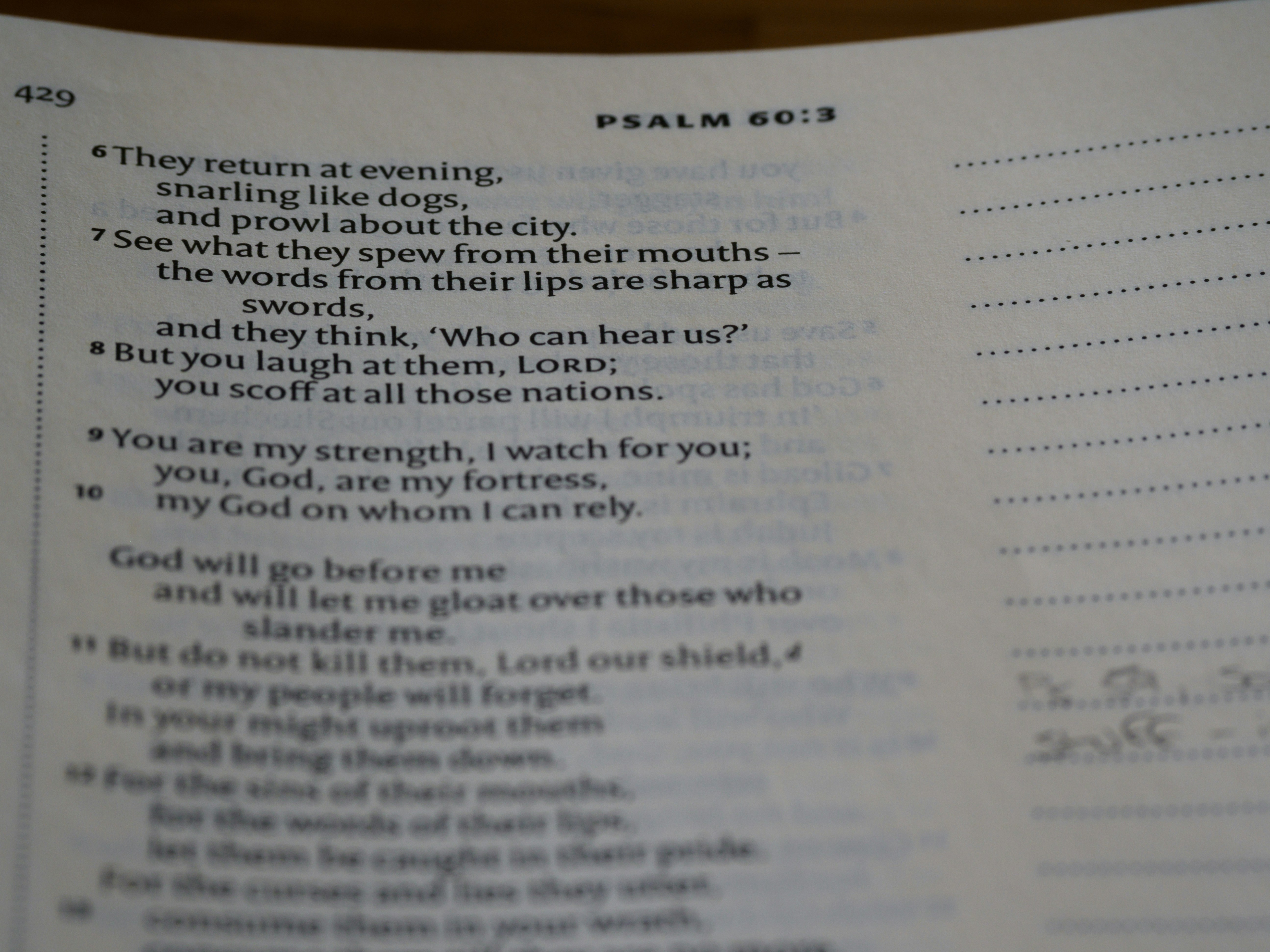 a close up of a book with a poem on it