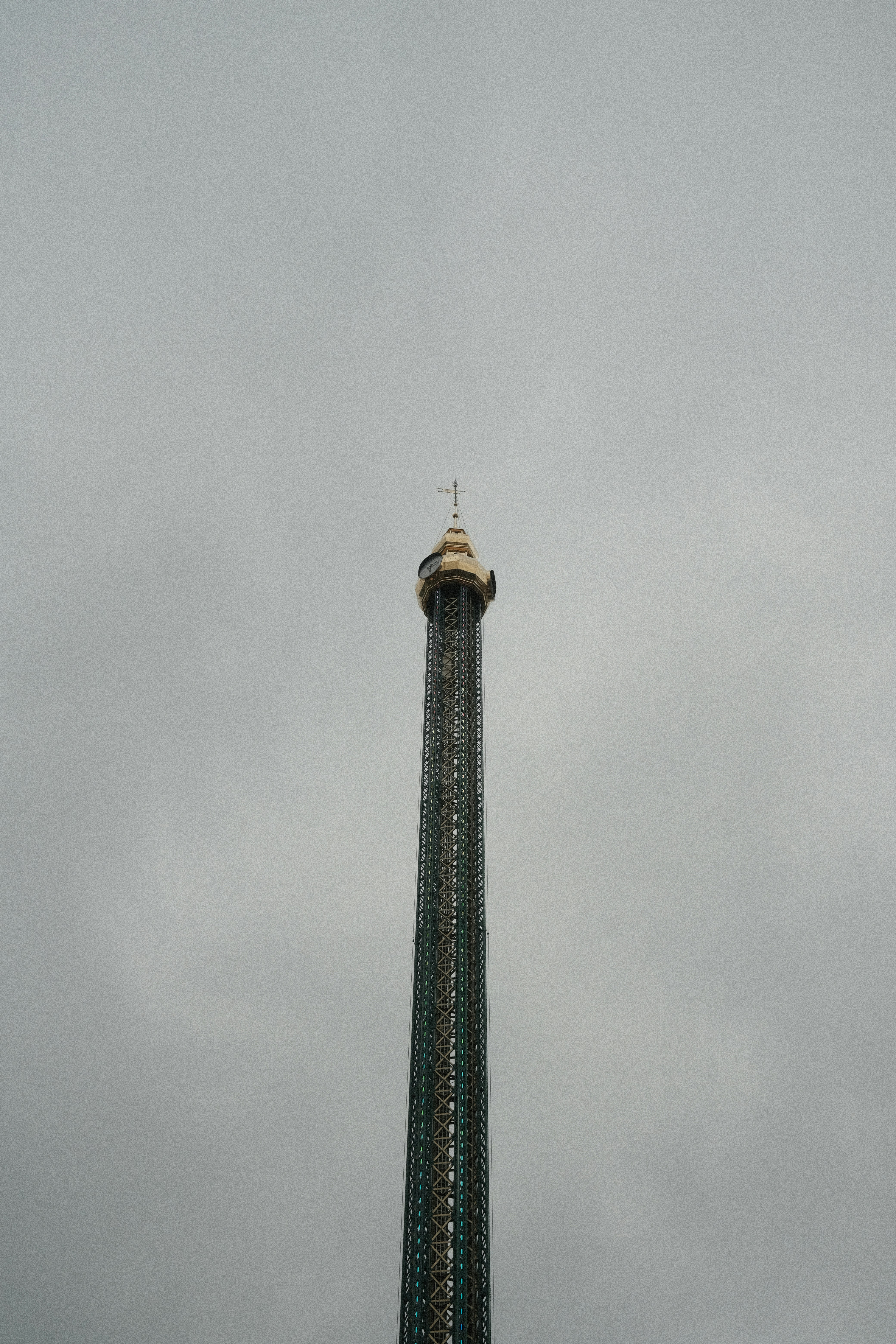 A tall tower with a clock on the top of it photo – Free Prater Image on ...