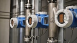a bunch of pipes that are connected to each other