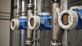 a bunch of pipes that are connected to each other