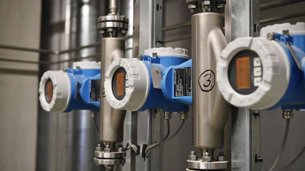 a bunch of pipes that are connected to each other
