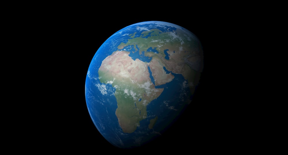 a view of the earth from space