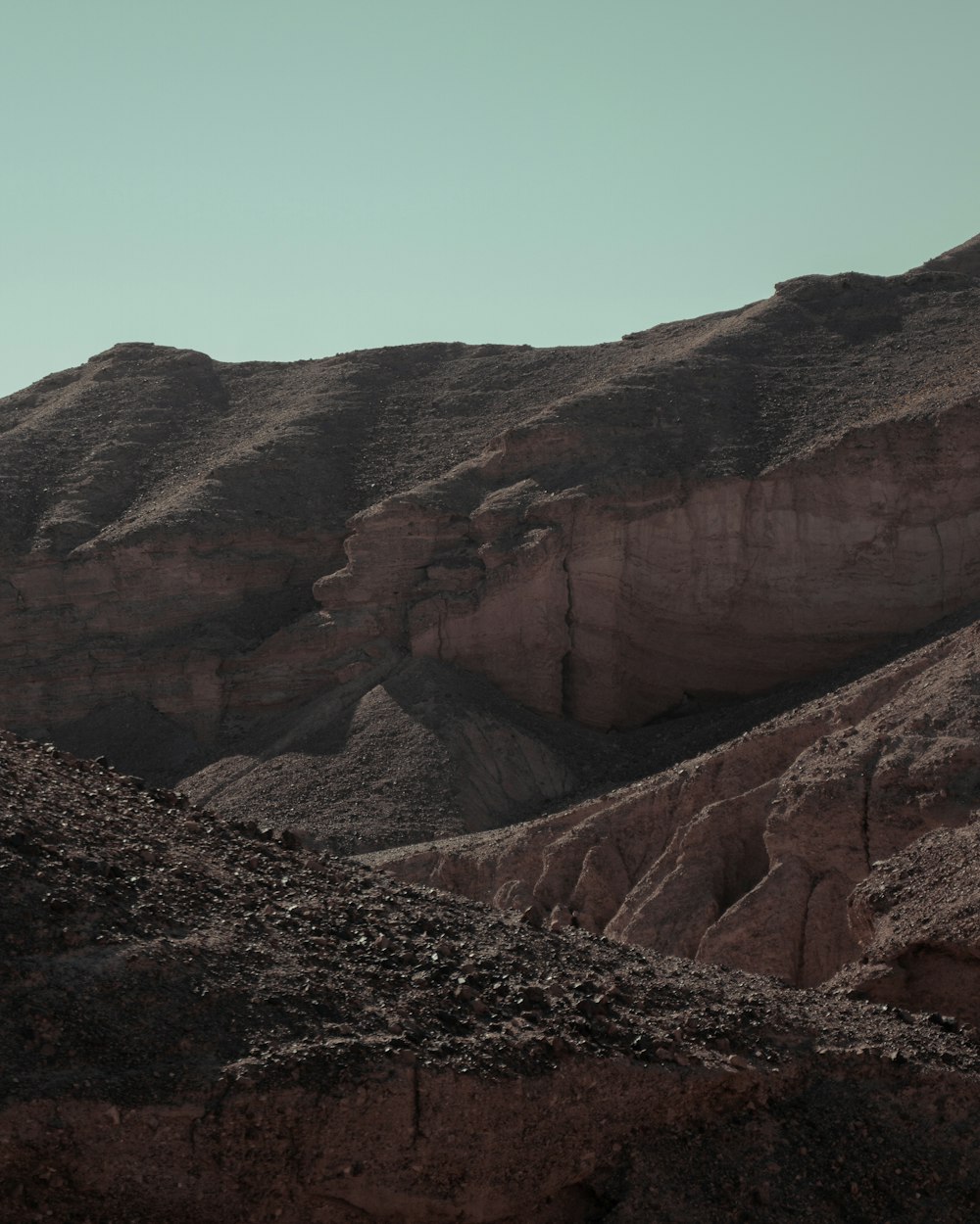 a mountain with a very tall rock formation