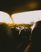 A cozy car interior ready for a journey through North India.