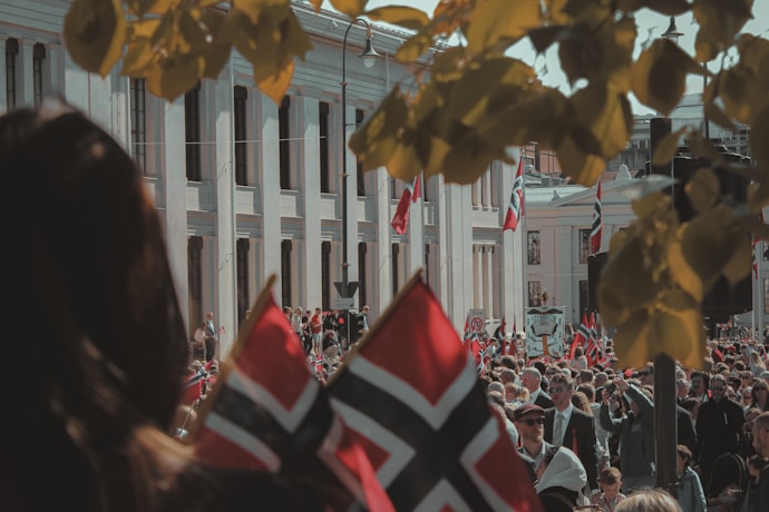 Norske flagg på 17. mai
