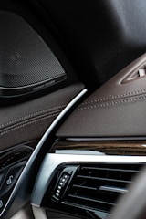 a close up of a car's air vent