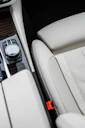 the interior of a car with a control panel