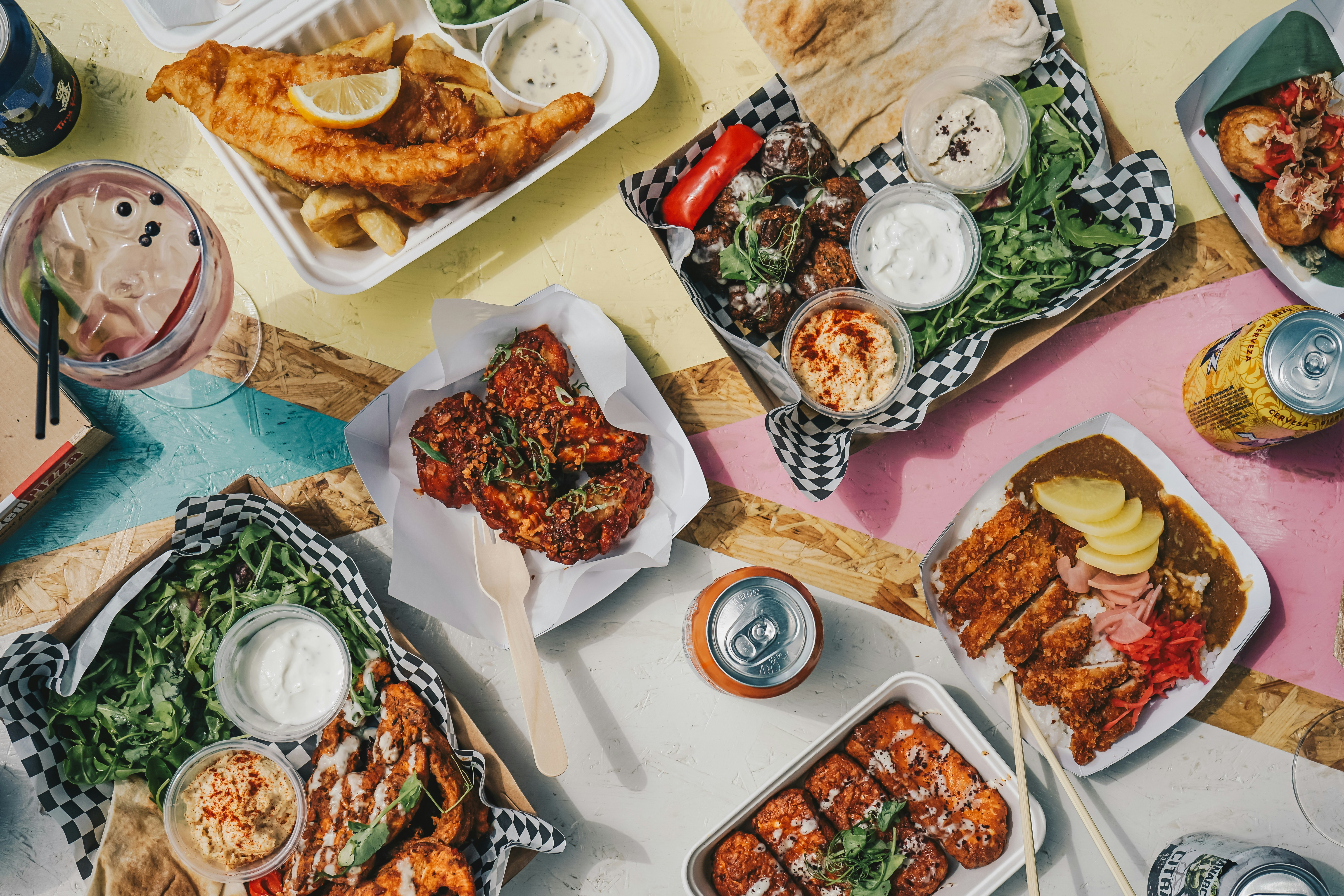 Plats à emporter délicieux