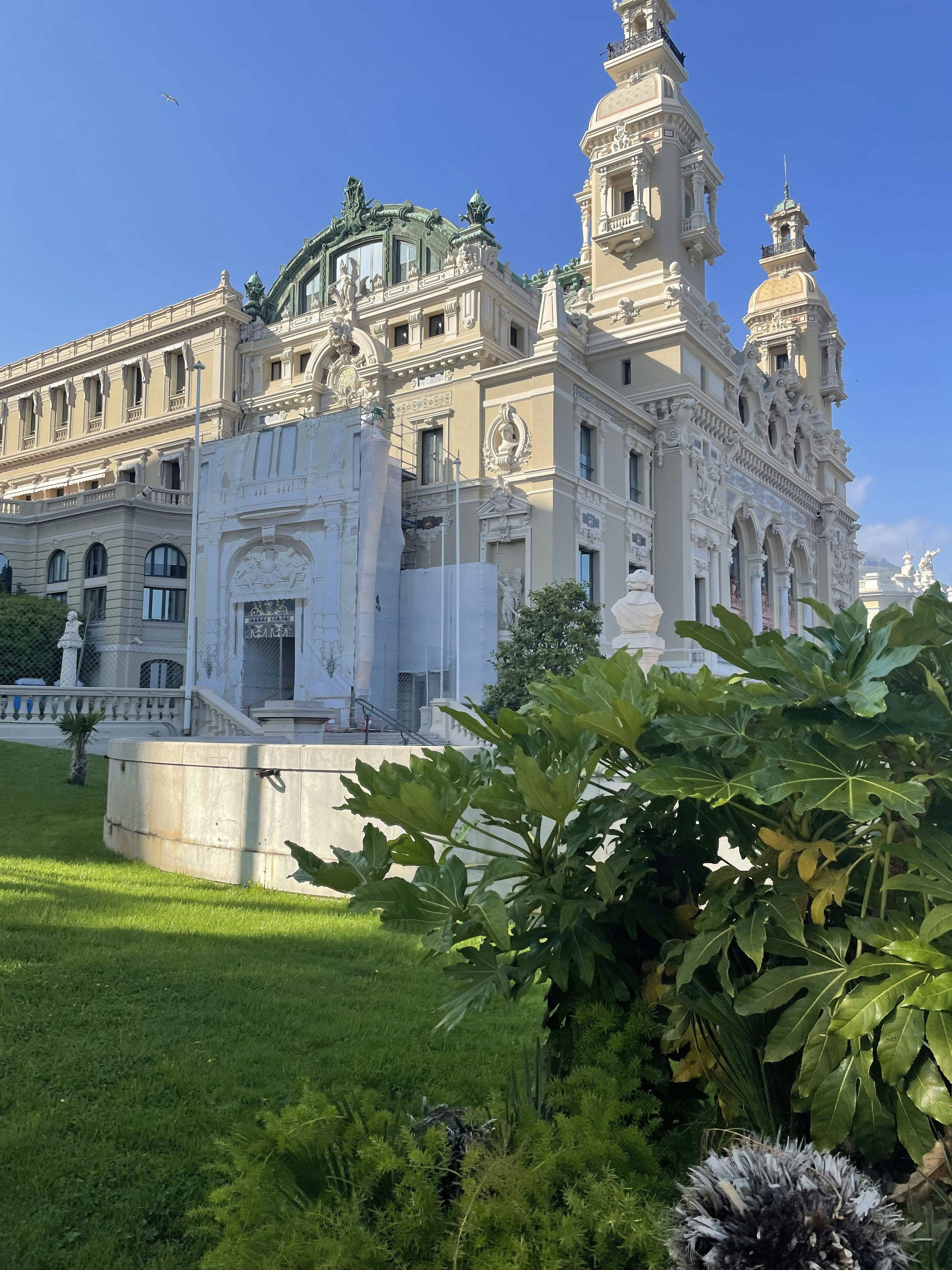 a large building with a clock tower on top of it