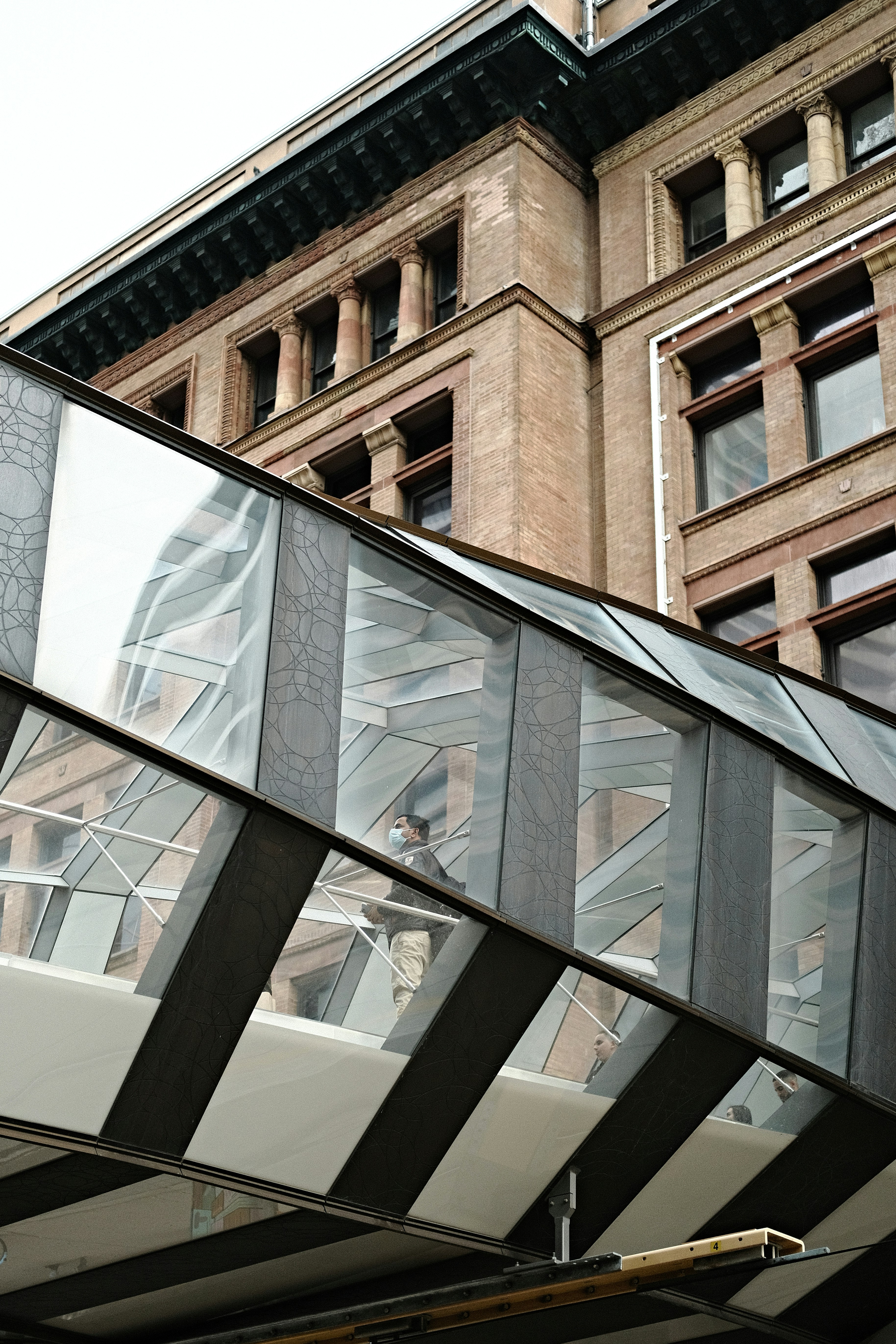 a tall building with a clock on it's side