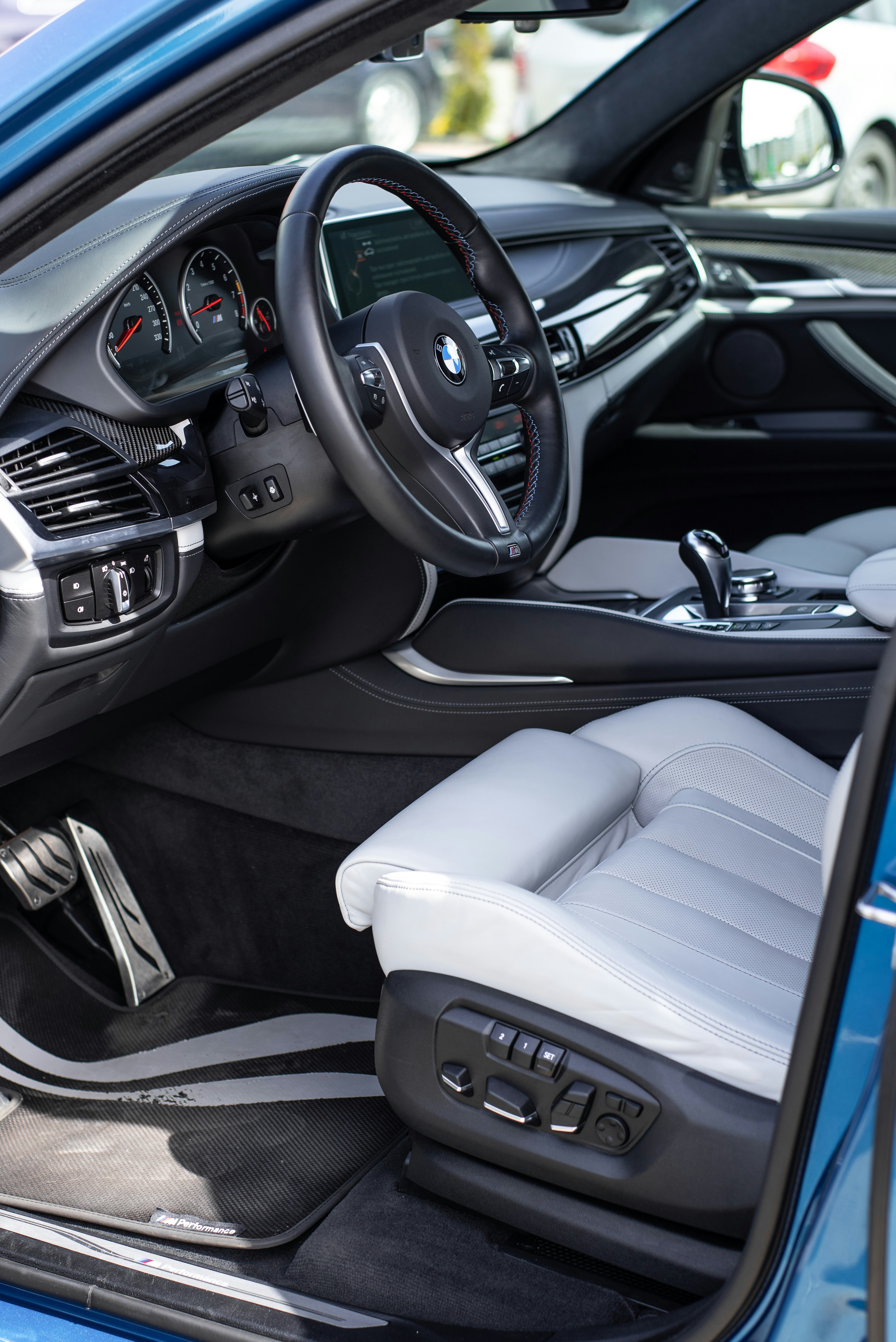 Luxury private car interior leather seats Morocco airport transfer comfortable