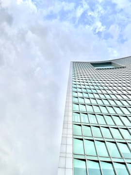 a very tall building with lots of windows