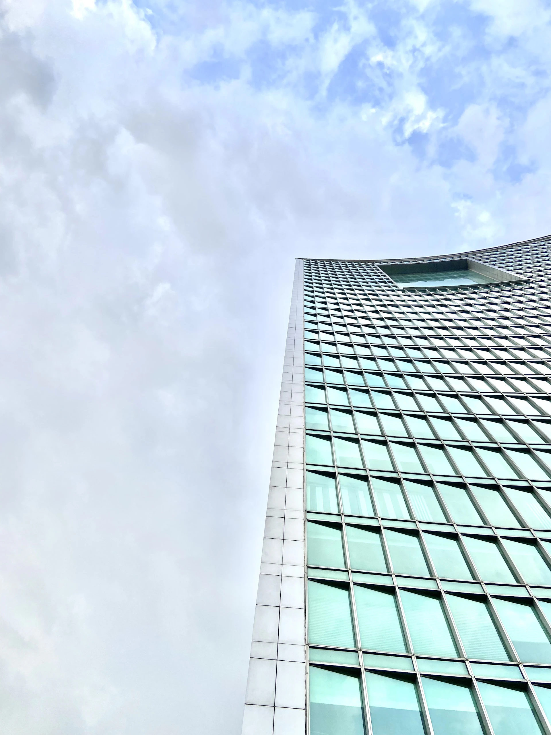 a very tall building with lots of windows