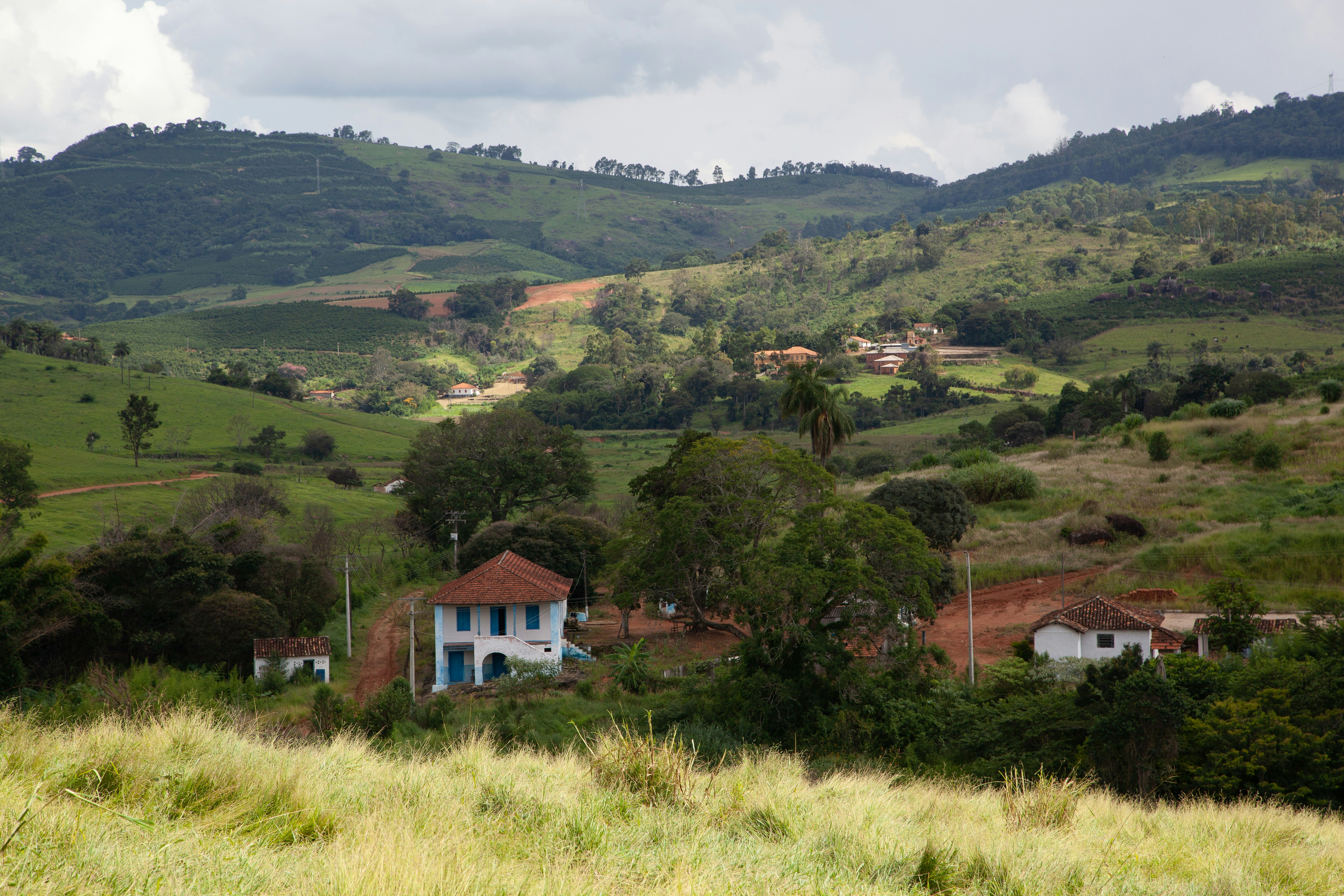 a house in the middle of a lush green hillside, This photo archive is supported by Projeto Café Gato-Mourisco from Associação Embaúba – an eco-activism project that’s goals offer free biodiversity audiovisual content near agriculture coffee landscapes. If you wish to know us better, please visit our website cafegatomourisco.com. (embauba.org is in stage under developing)</p><p>We apreciate a lot your visit here. Have fun! Regards,</p><p>Pedro Lotti C. Dias</p><p>