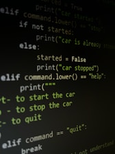 a computer screen with a bunch of text on it