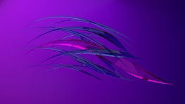 An abstract representation of digital engagement with vibrant purple gradient tones.