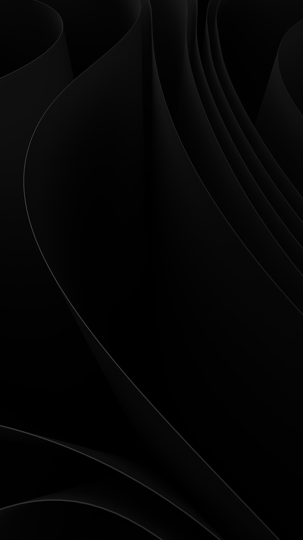 an abstract black background with wavy lines