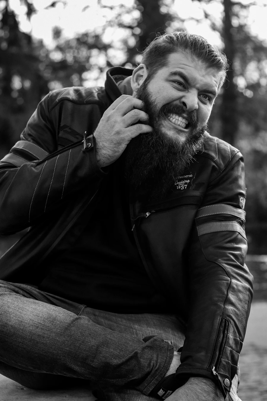 Portrait of ritualist Julien Rousseau