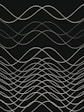 a black and white photo of wavy lines