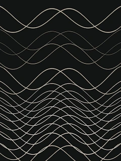 a black and white photo of wavy lines