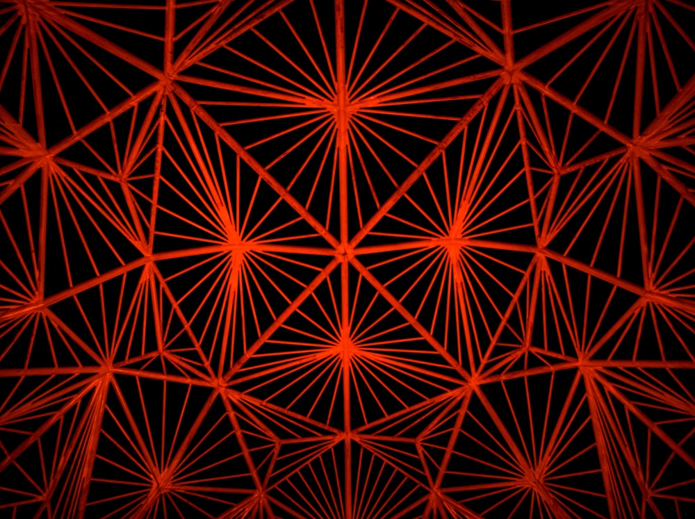 a black and red background with lines