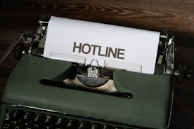 a close up of an old fashioned typewriter