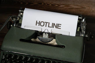 a close up of an old fashioned typewriter