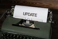a close up of an old fashioned typewriter