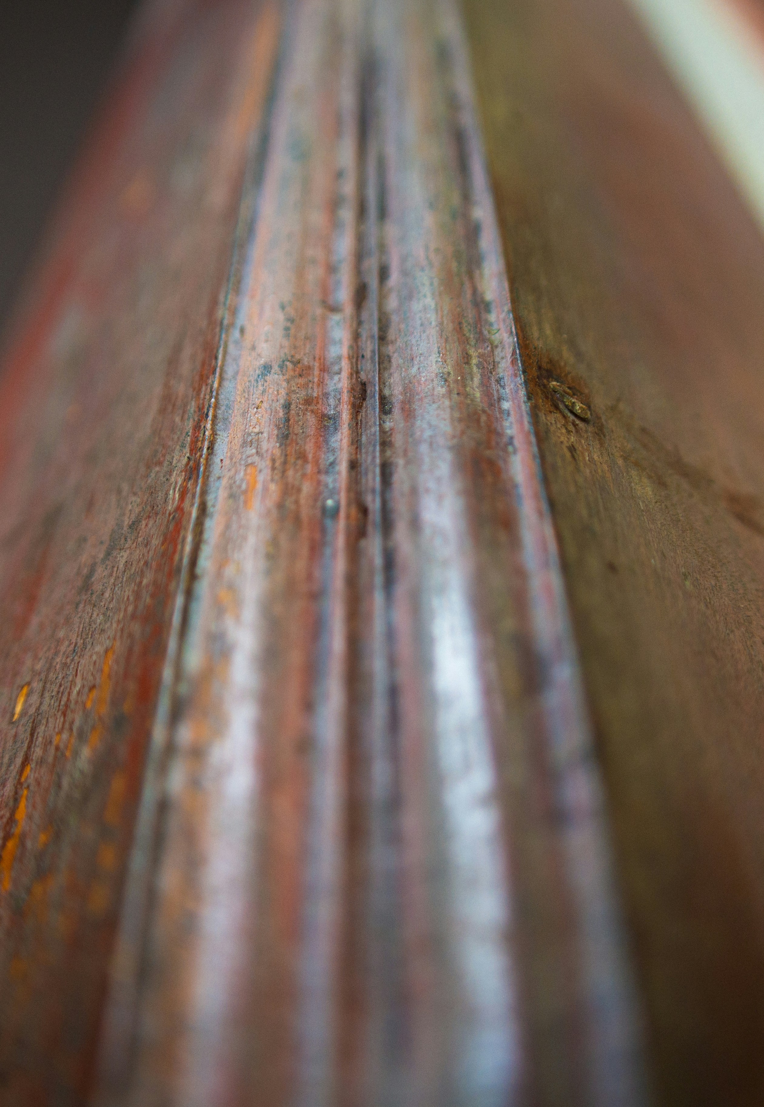 Close-up of strong window tint