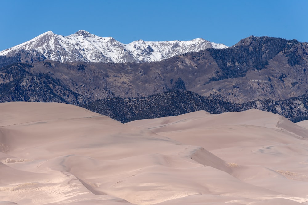 a view of a mountain range in the distance