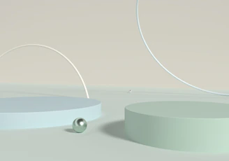 a circular object with a ball in the middle of it