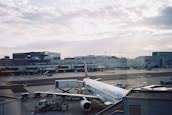 A smiling driver greeting guests at Izmir airport with a backdrop of clear skies.