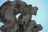 A close-up of a sculptural piece showcasing intricate details.