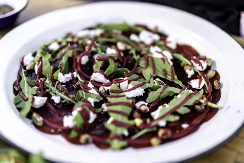 Ensalada de Remolacha, Feta y Menta