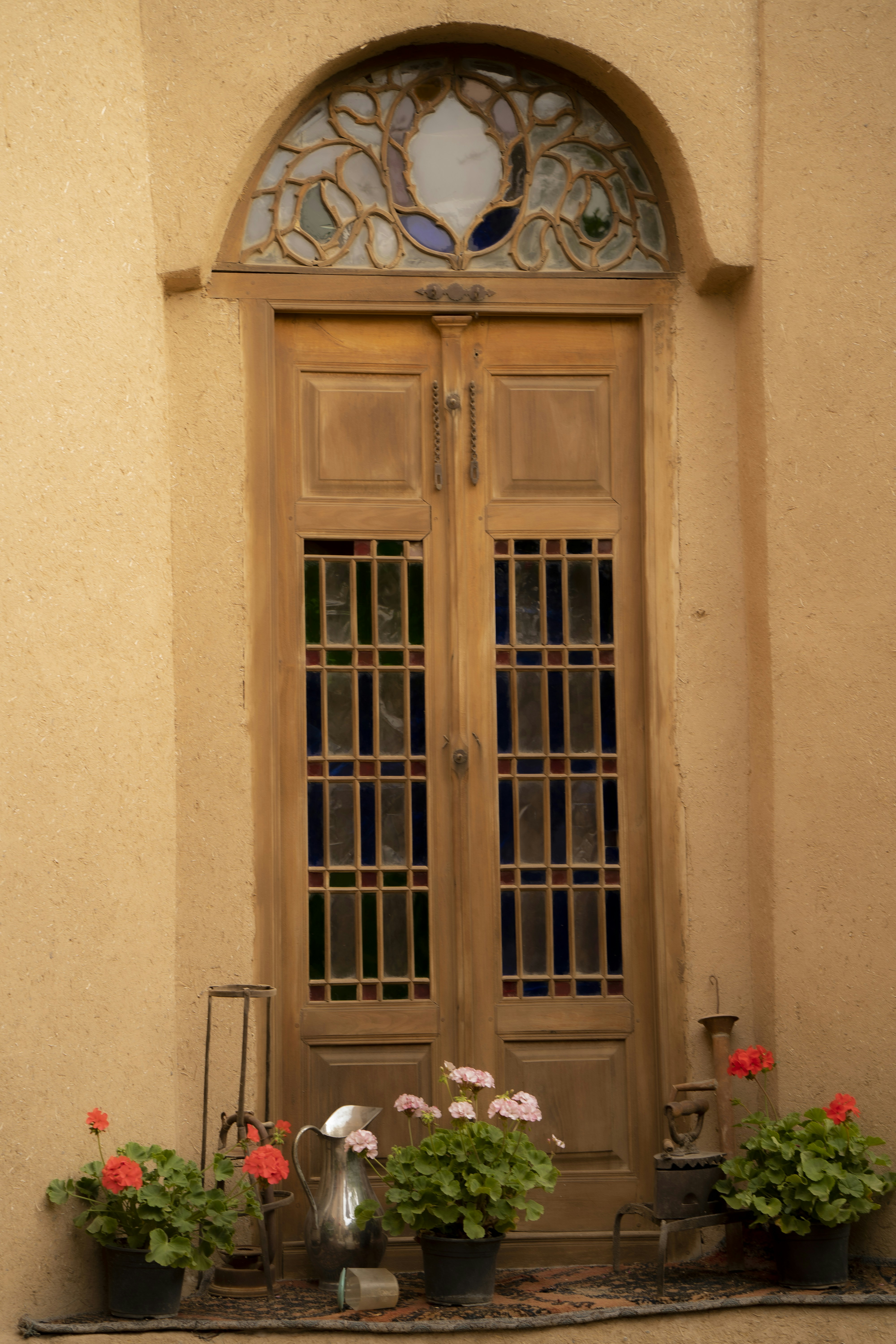 traditional wooden door