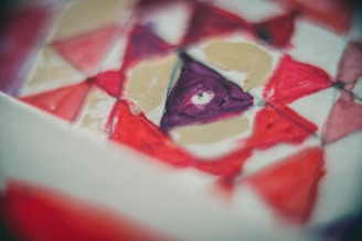 An abstract art piece blending classical philosophical imagery with modern marketing icons.