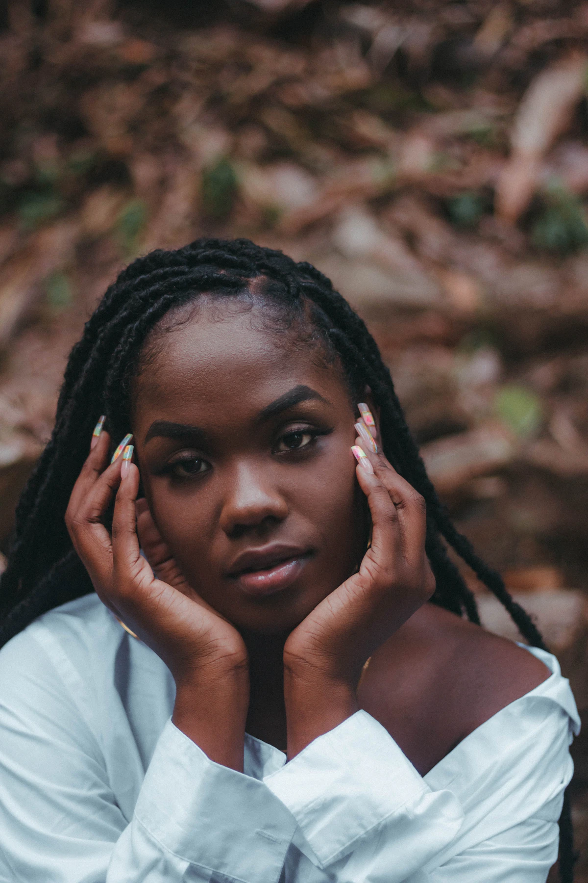 Black woman with natural hair