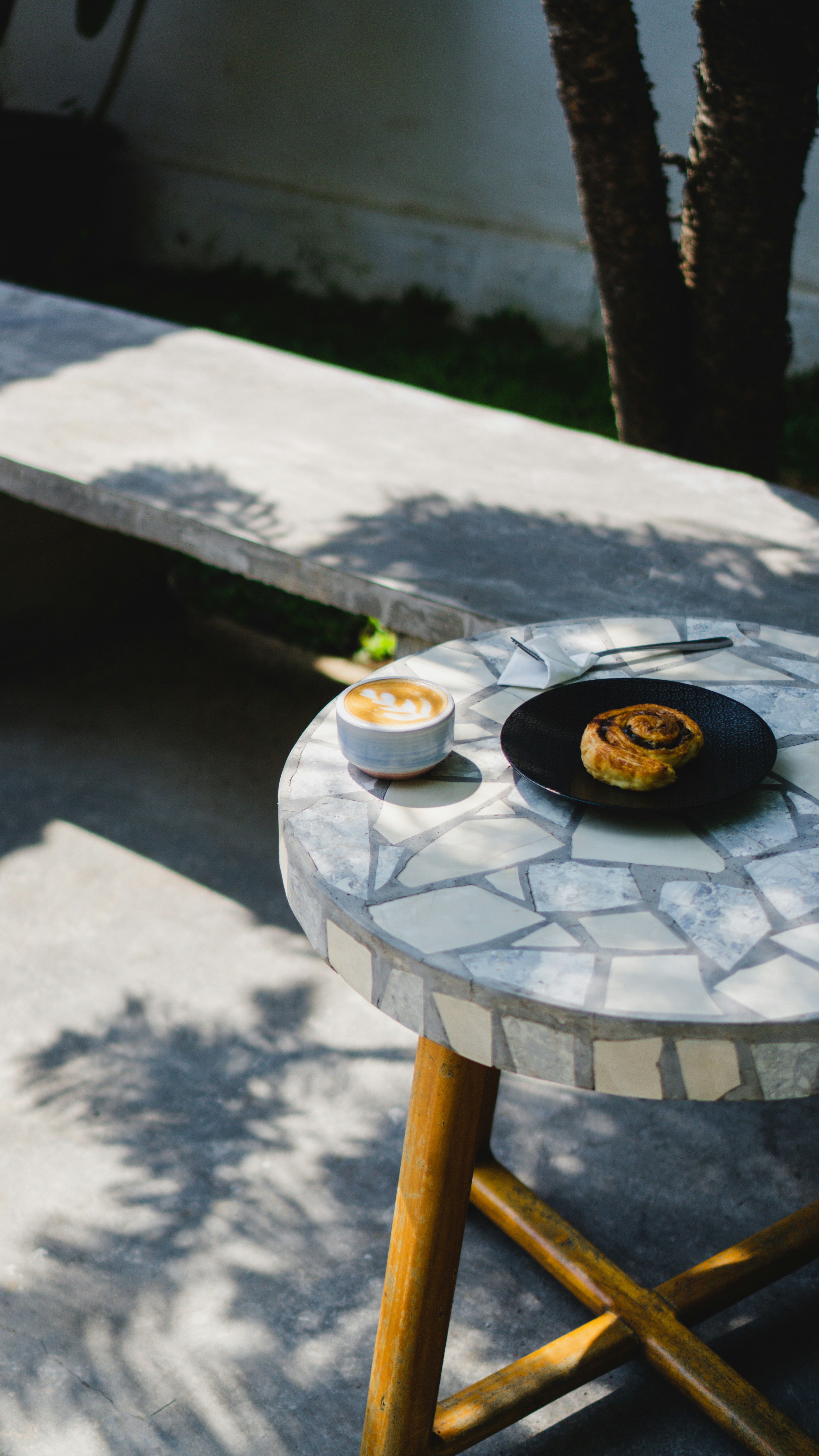 a plate of food sitting on top of a table