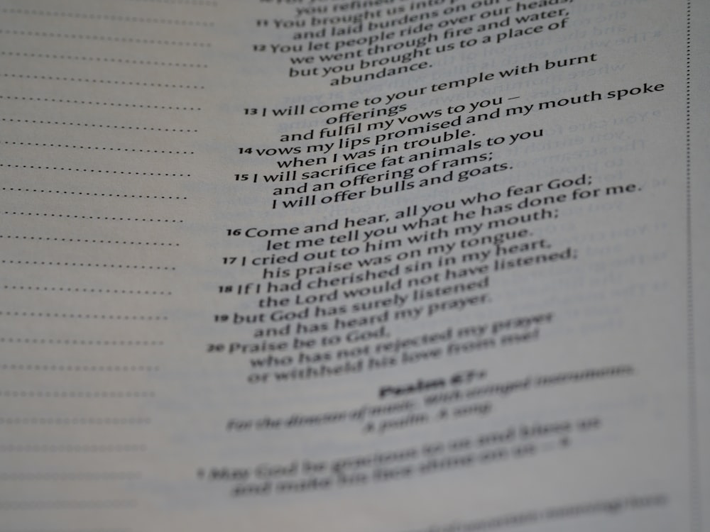 a close up of a book with a poem on it