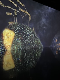 An ethereal portrait of a woman gazing into a swirling galaxy, embodying exploration and creativity.