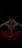 A young child wearing a red shirt is creating a heart shape with their hands in front of their face. The shirt features sparkly heart patterns, and the background is dark, making the child and their gesture the main focus.